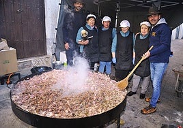 Fiesta de la Matanza celebrada en Pórtugos durante dos días, el pasado fin de semana.