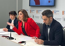 Raquel Ruz, en rueda de prensa este martes.