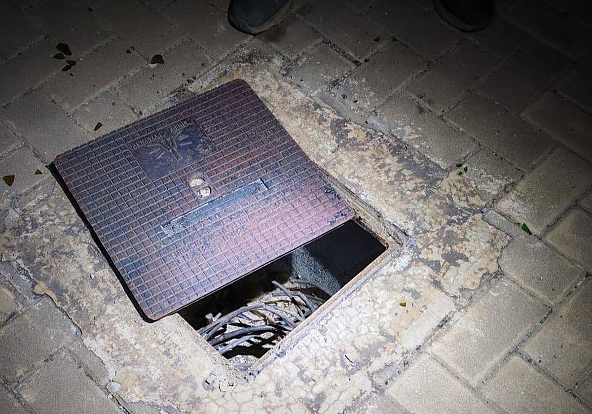 Robo de cableado en Guadix.