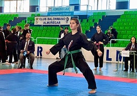 Una de las participantes en el torneo disputado en Almuñécar.