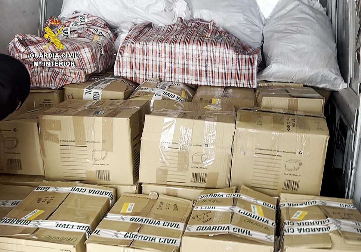 Cocaína intervenida en una reciente operación de Guardia Civil, de archivo.