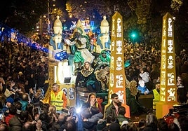 Cabalgata de Reyes de Granada del año 2023.