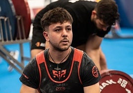 El accitano José Juan García, durante un ejercicio en una competición anterior.