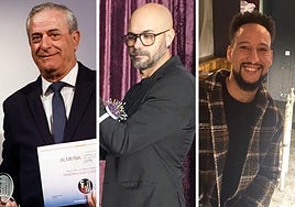 Lázaro López, Sergi Regal y Said Zamani.