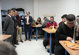 Visita a las distintas instalaciones del Conservatorio.