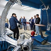 El laboratorio de tecnologías inalámbricas que se ha ampliado este año.