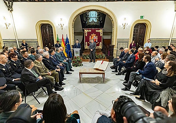 Un momento del acto celebrado en la Subdelegación.