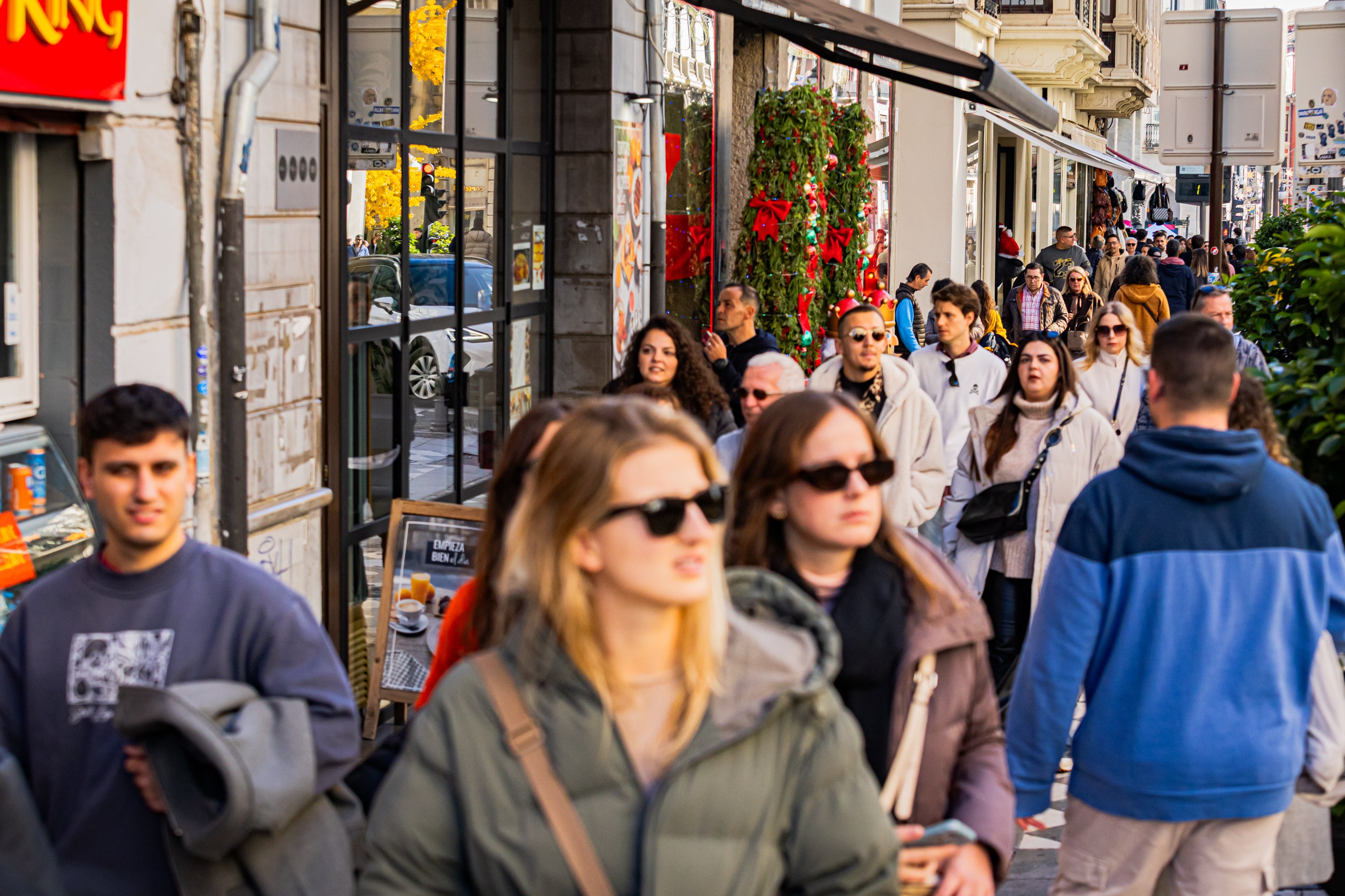 Ambientazo en las calles de Granada