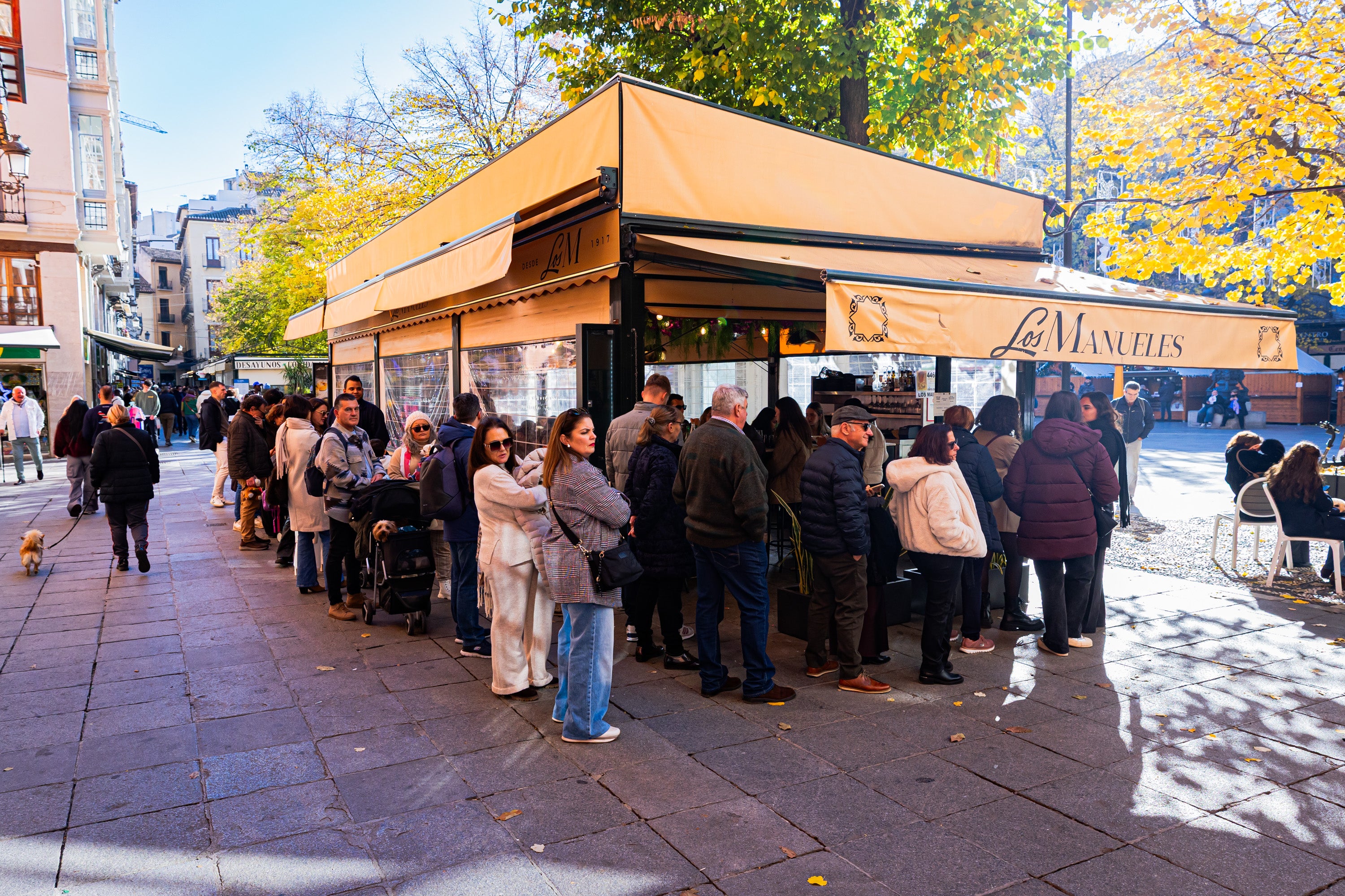 Ambientazo en las calles de Granada