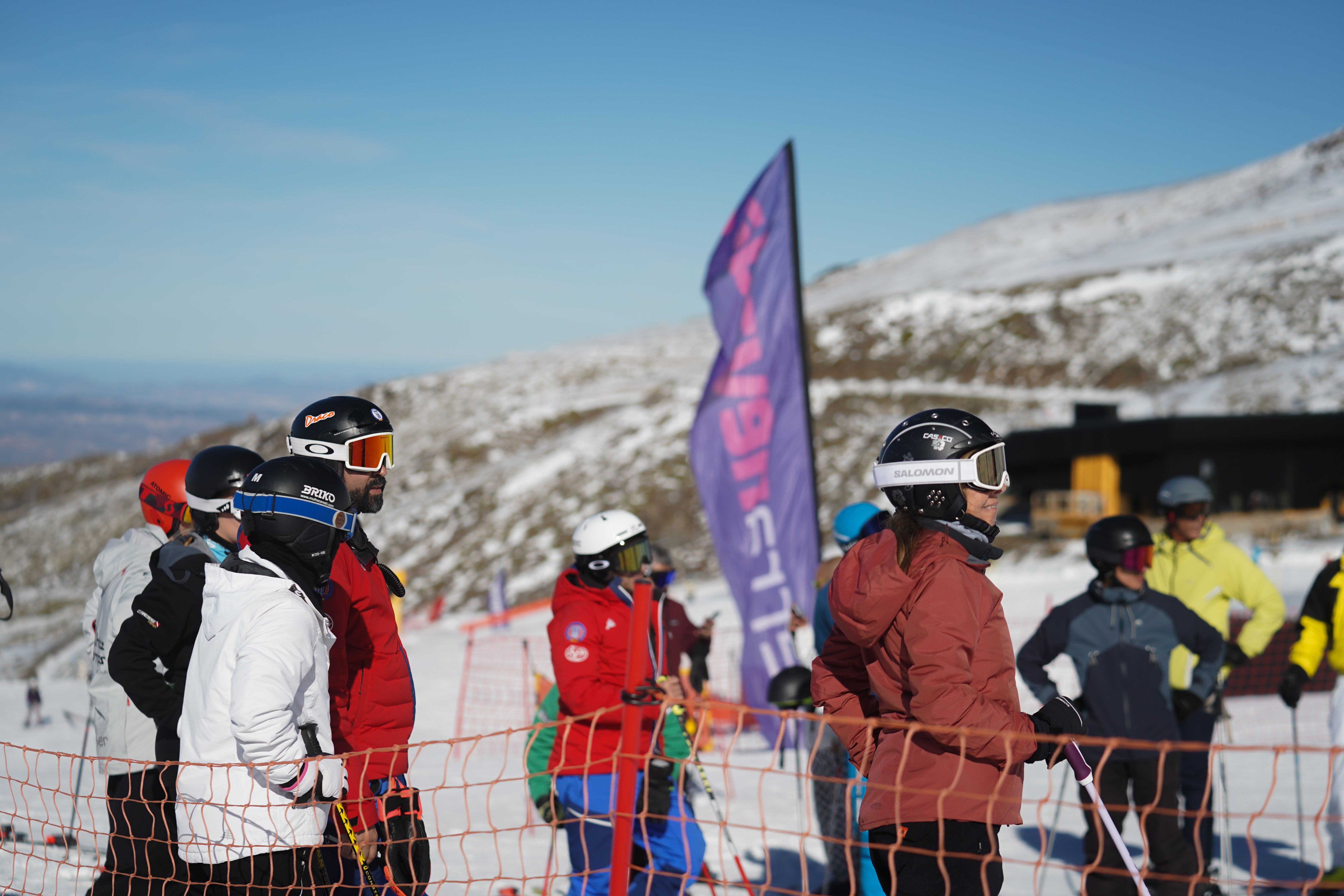 Ambiente espectacular en Sierra Nevada este puente