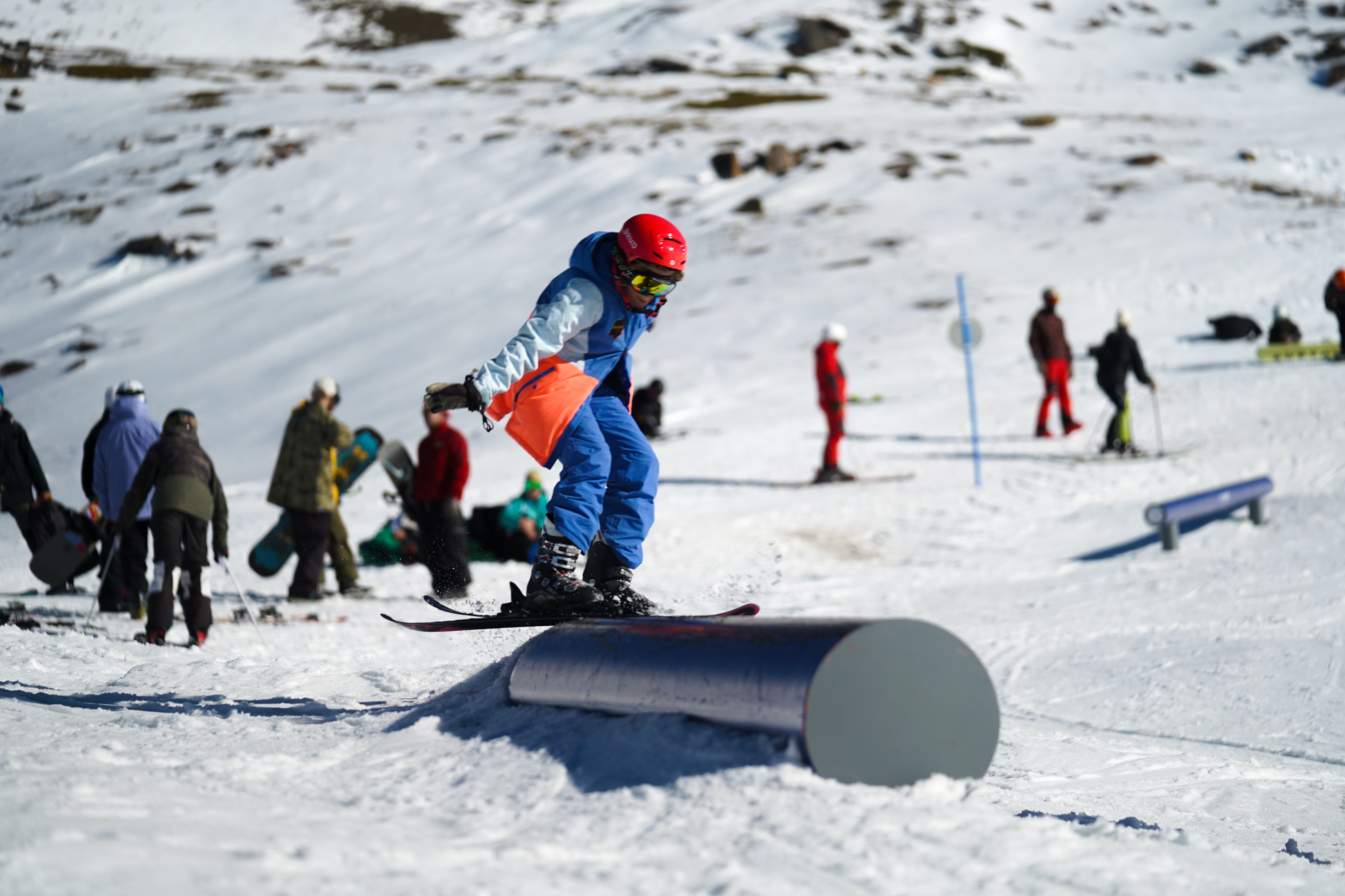 Ambiente espectacular en Sierra Nevada este puente