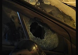 Destrozos en vehículos de plaza de toros