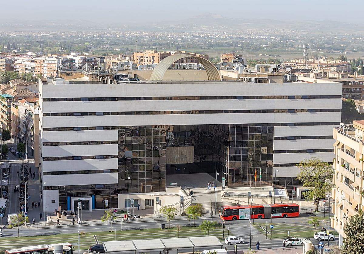 Vista del complejo judicial de Caleta en una imagen de archivo.