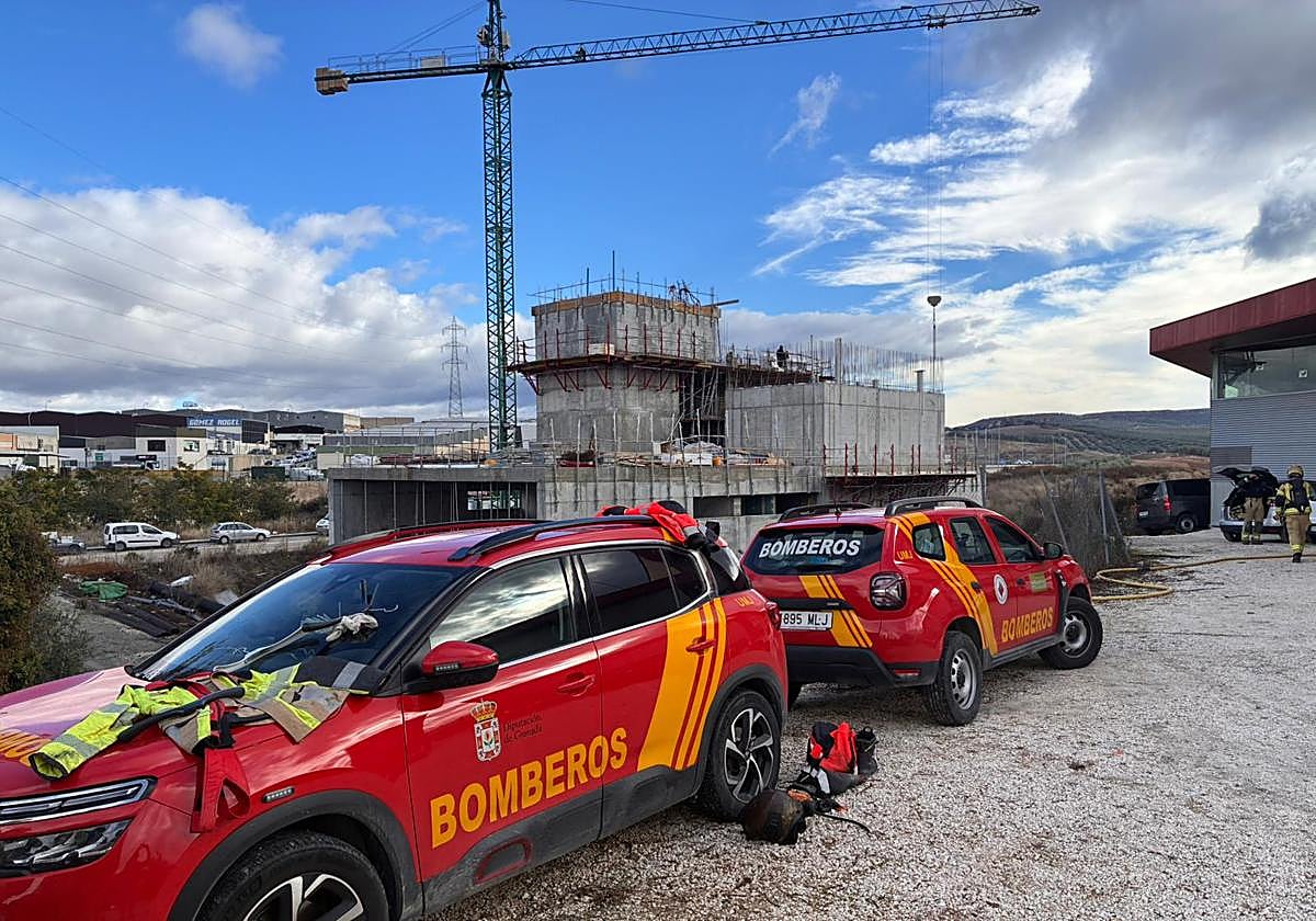 Diputación avanza en la construcción del nuevo Centro de Formación y Prácticas del Consorcio Provincial de Bomberos en Loja