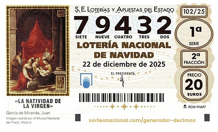 El 79432, el Gordo de la Lotería de Navidad, cae en León y Madrid