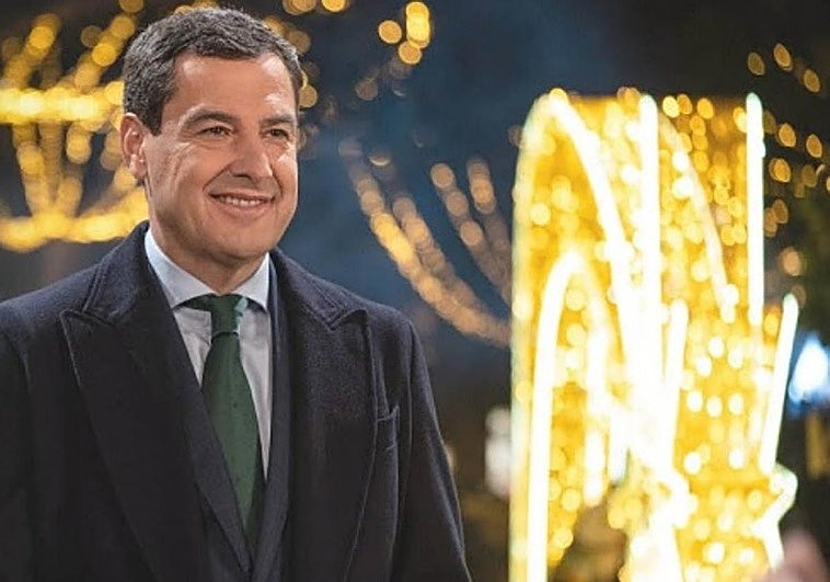 El presidente Juanma Moreno manda su mensaje de fin de año a los andaluces