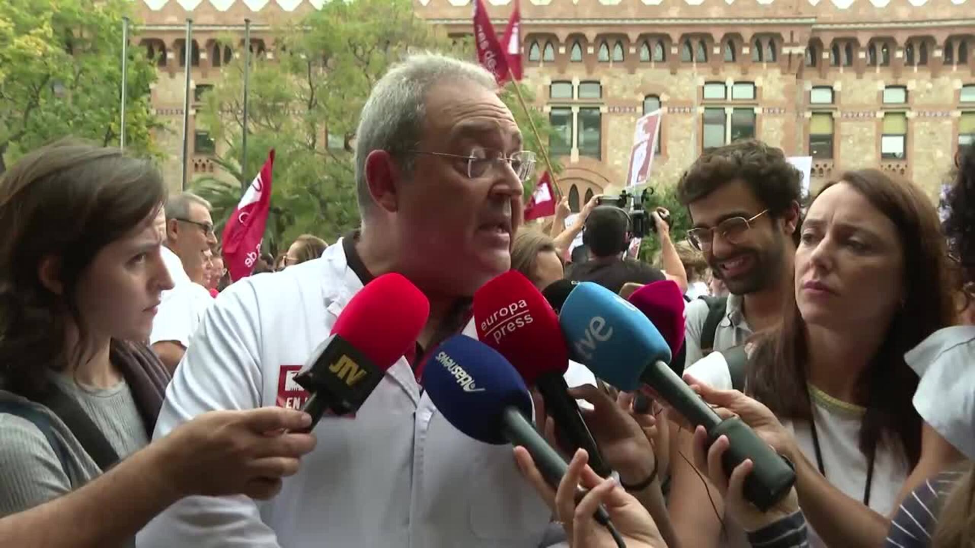 Los médicos vuelven a llenar las calles para rechazar el Estatuto Marco