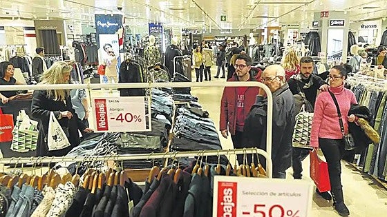Las rebajas, un alivio para la cuesta de enero