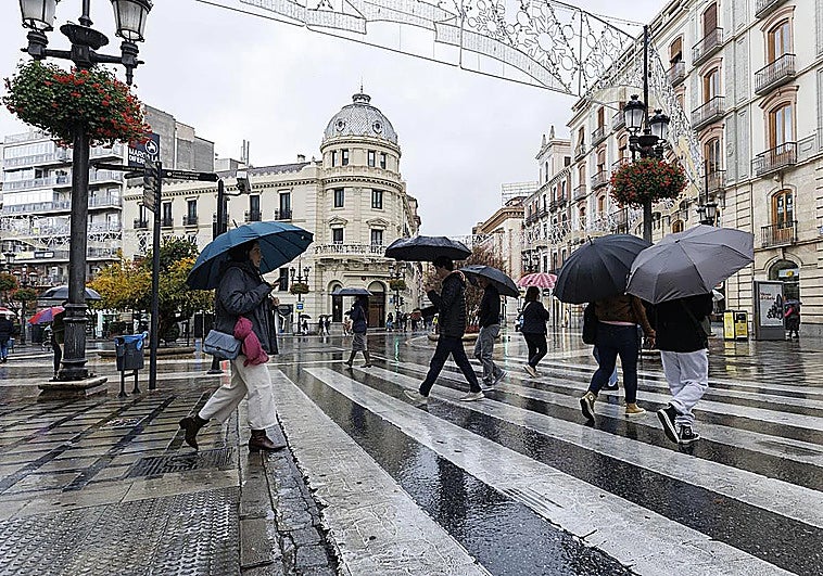 Lluvias inminentes en Granada con temporal de viento: horas críticas y zonas más afectadas