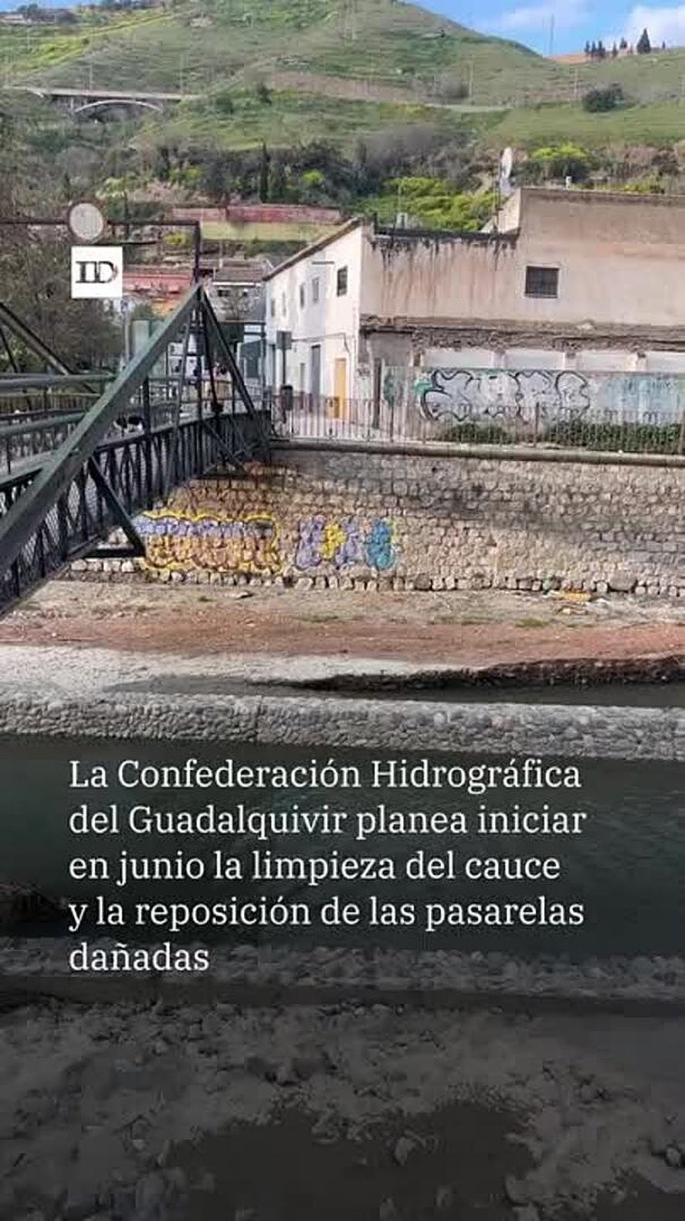 Así ha quedado el Genil tras los últimos temporales