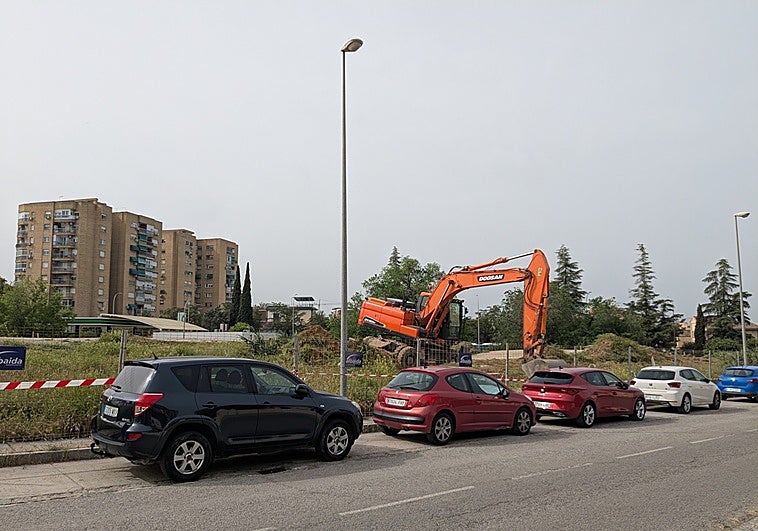 Arrancan las obras del nuevo parque de la avenida de Andalucía