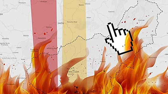 Uno, a uno: consulta todos los incendios forestales en Granada desde el 1 de enero