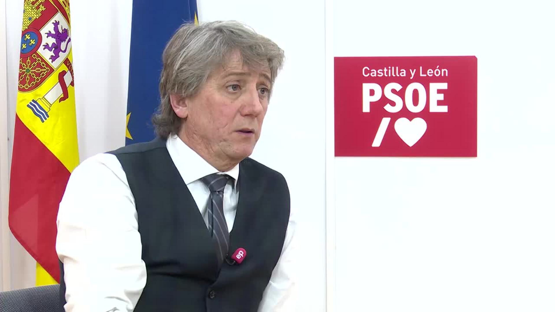 Martínez augura que si Mañueco gana tendrá 'la poca vergüenza' de pedir la abstención al PSOE