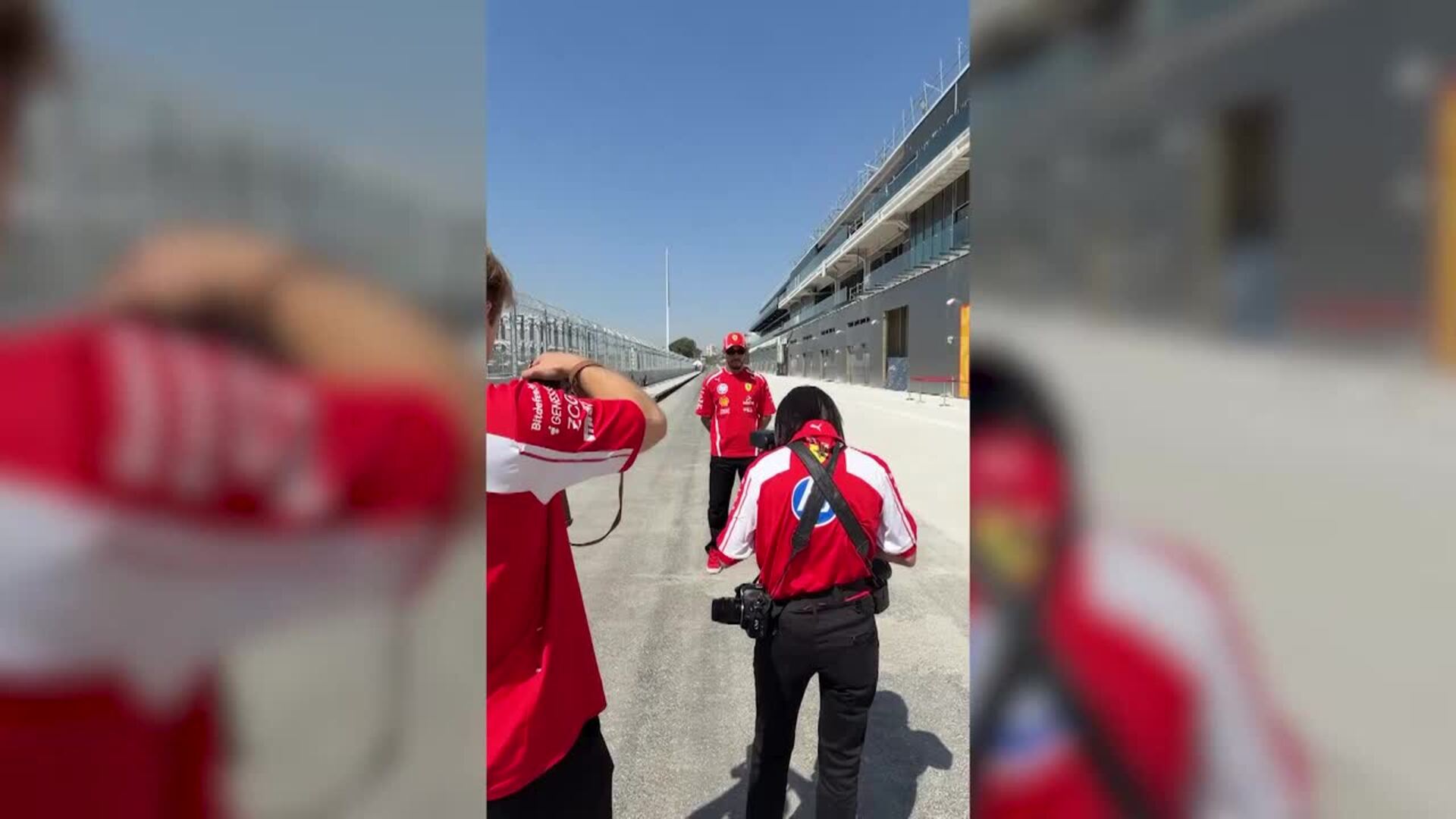 Ferrari 'estrena' Madring en un 'filming day' privado con el SF-26