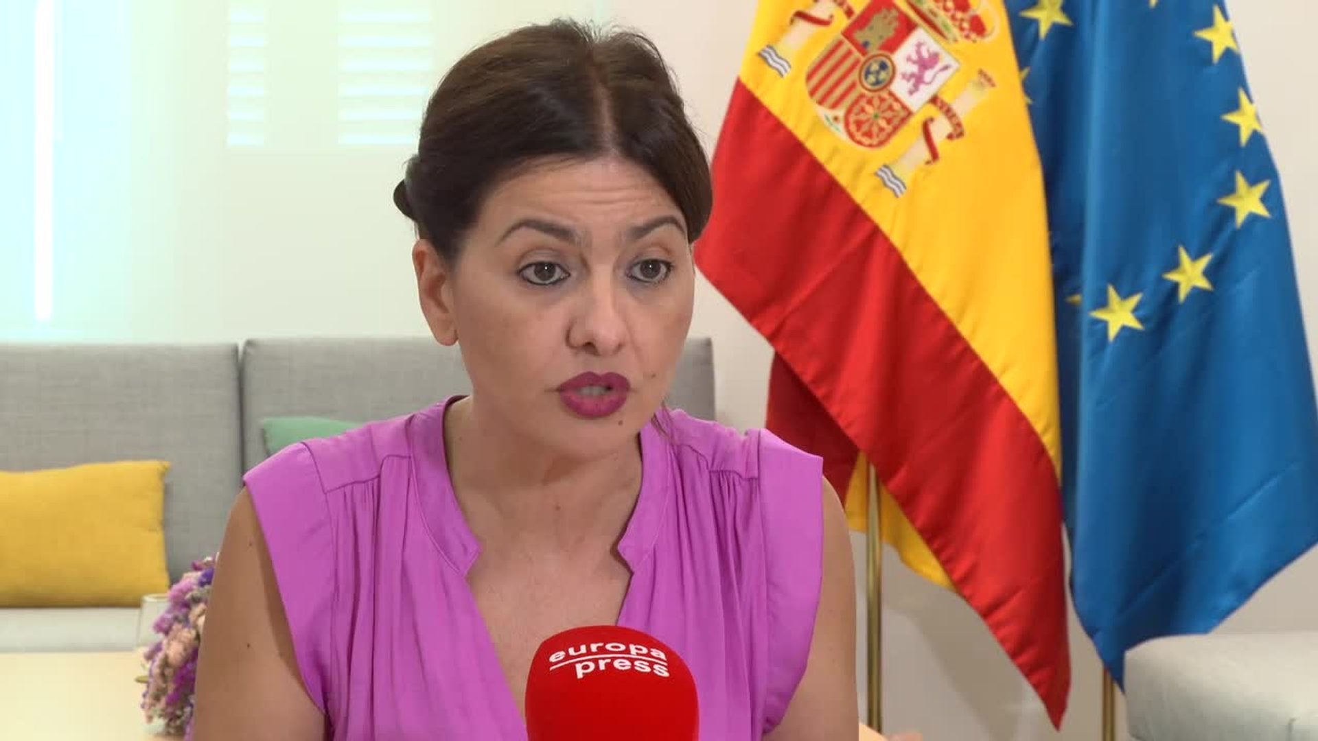 Sira Rego, ante los incendios: "Es una grave irresponsabilidad el negacionismo climático"