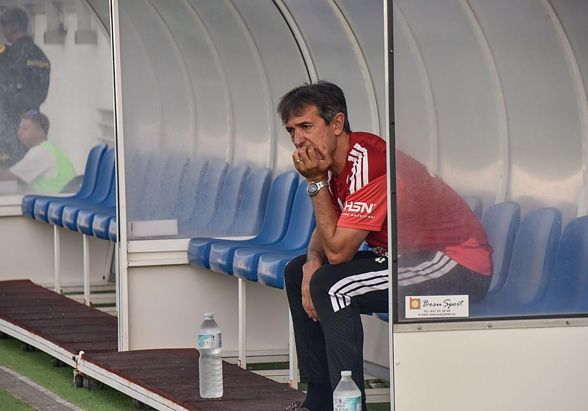 Pacheta, durante la pretemporada.