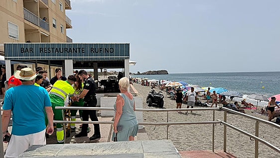 Muere un hombre de 85 años en la playa de La Guardia de Salobreña