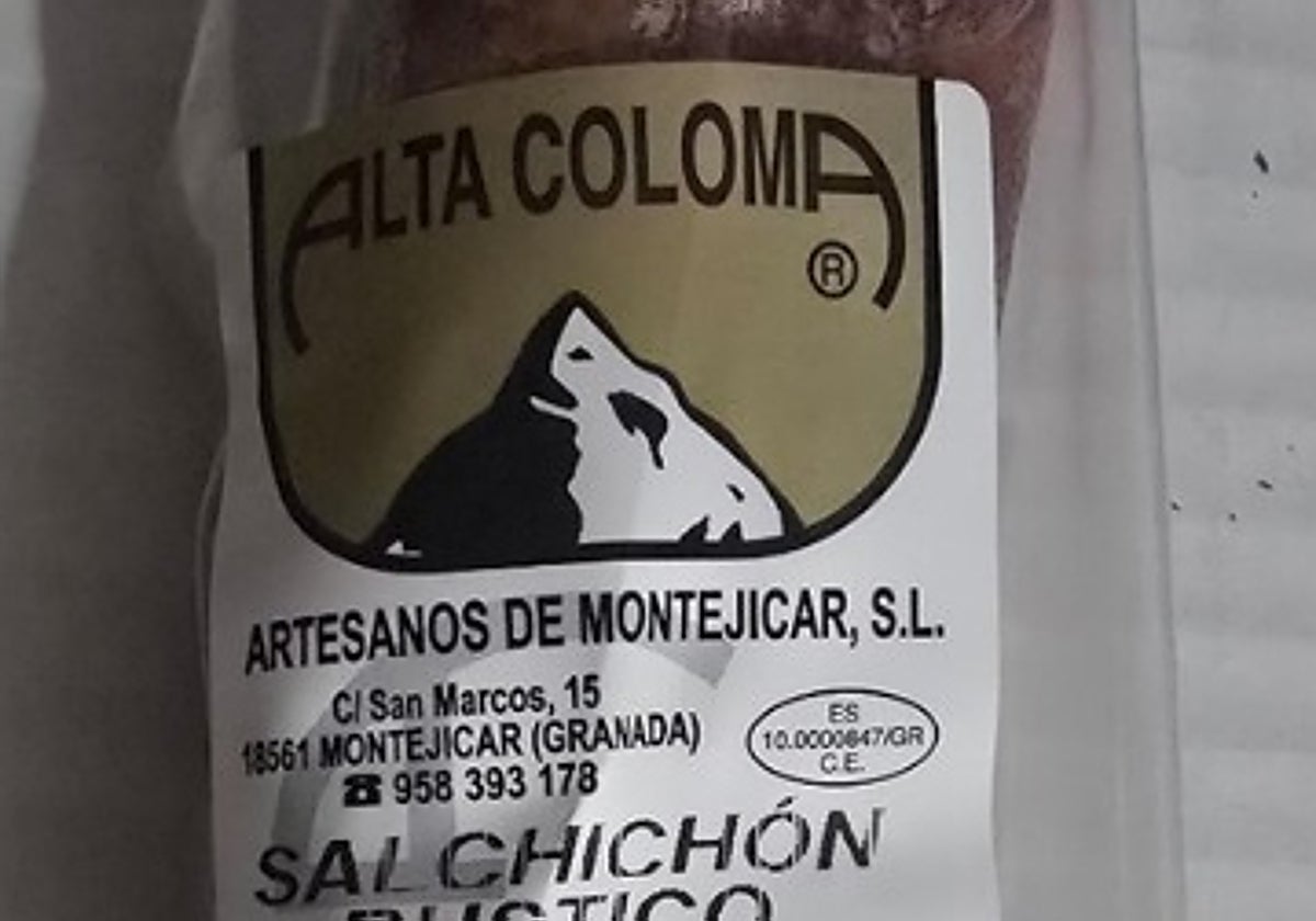 Fotografía del producto afectado por la alerta alimentaria.