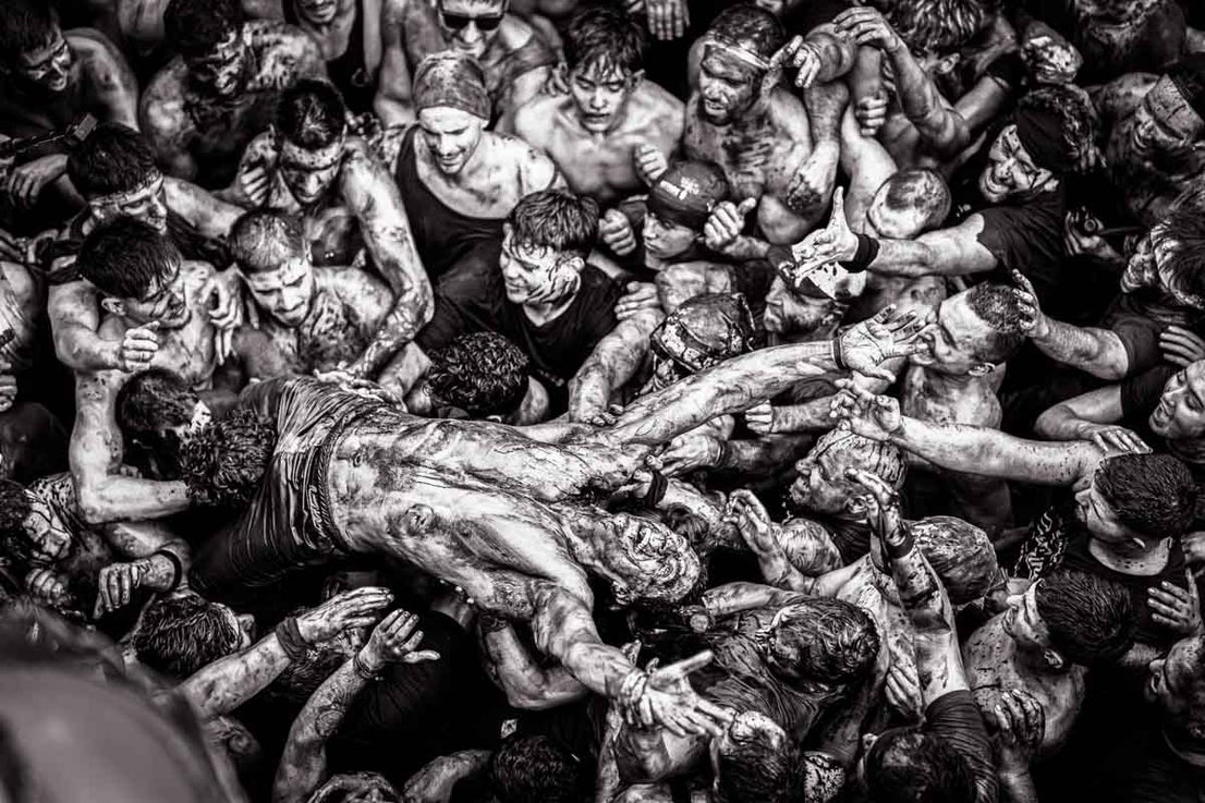 El Cascamorras en blanco y negro