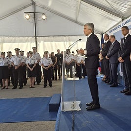 El ministro del Interior, Fernando Grande-Marlaska, en la inauguración.