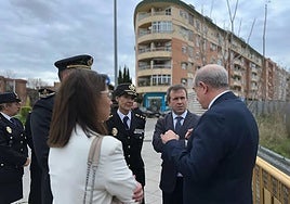 Visita a la comisaría, en una imagen de archivo.