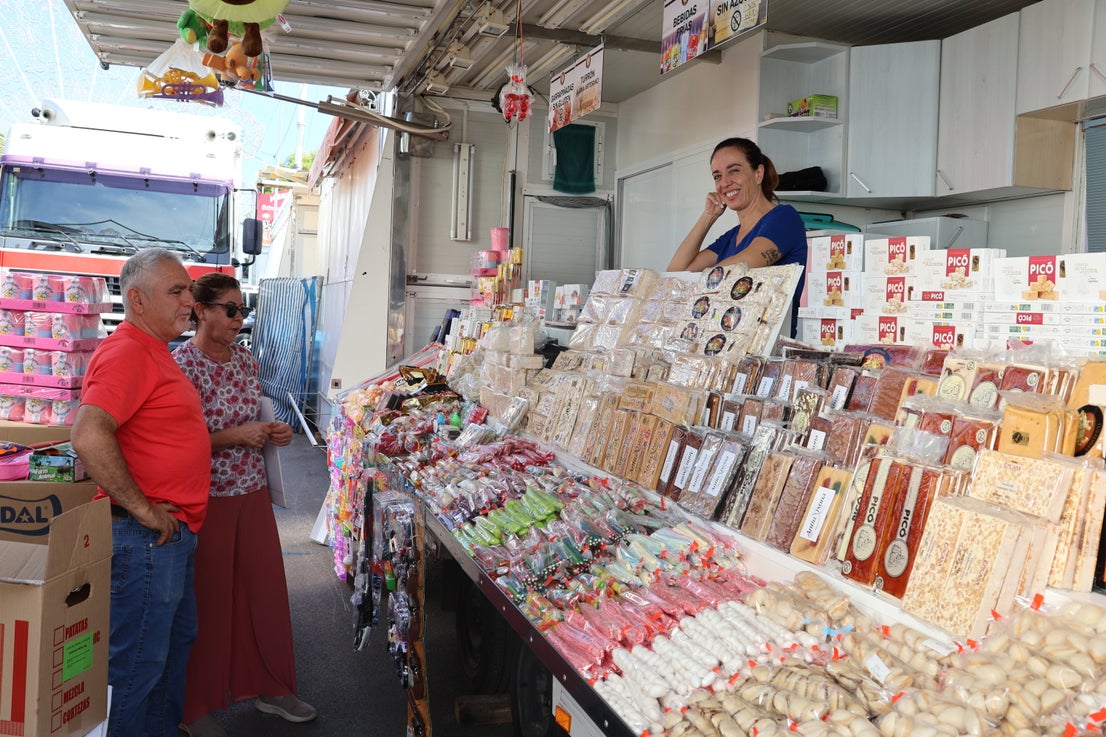 El montaje de la Feria de Jaén, en imágenes