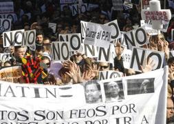 Concentración llevada a cabo ante la Asamblea de Madrid. / Efe | Vídeo: Atlas