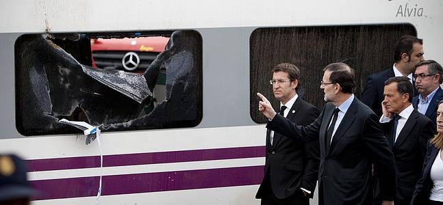 Rajoy llega al lugar del accidente. / Óscar Chamorro | Vídeo: Atlas