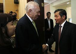 José Manuel García-Margallo, durante su visita a Hanoi. / Kham (Reuters)