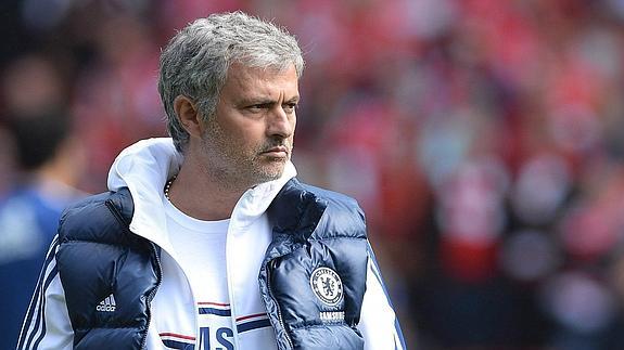 José Mourinho, durante un partido. 