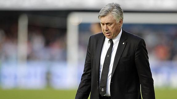 Ancelotti, durante un partido.