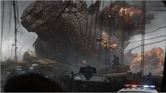 Escena de 'Godzilla'