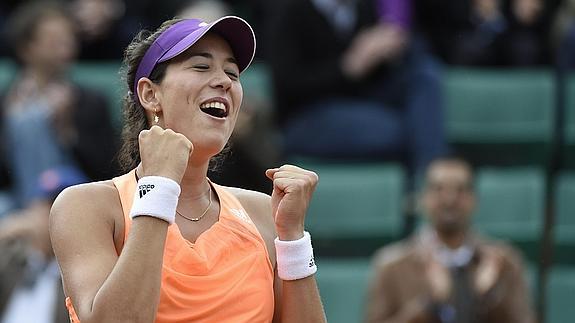 Muguruza, tras tumbar a Serena