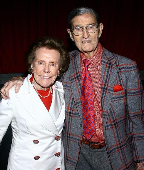 Eileen Ford junto a su marido, Jerry Ford en 2008. 