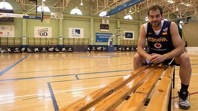 José Manuel Calderón, en las pistas del Triángulo de Oro de Madrid.