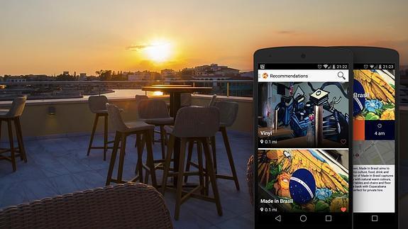 Vista de la apliación móvil desarrollada por Nextub.