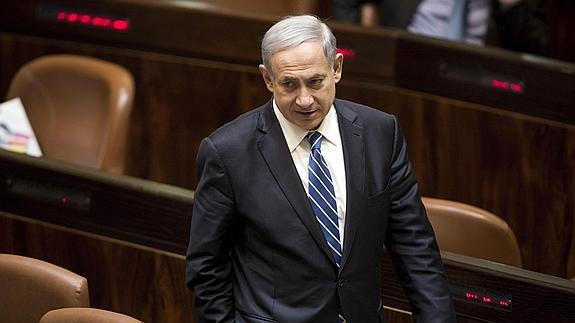 El primer ministro israelí, Benjamin Netanyahu. 