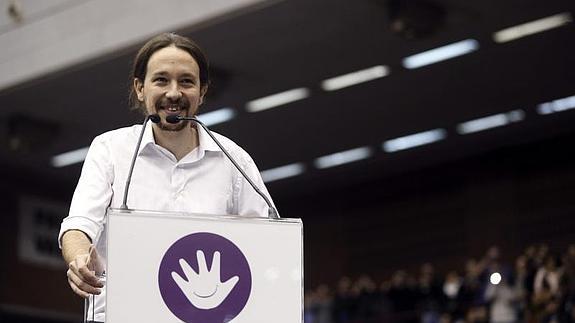 El secretario general de Podemos, Pablo Iglesias. 