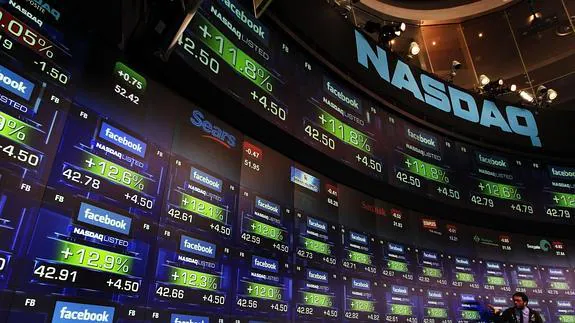 Cotizaciones del Nasdaq. 