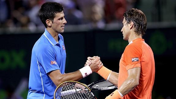 Djokovic y Ferrer. 